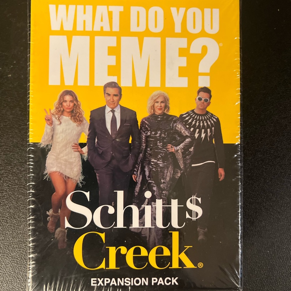 What Do You Meme? Schitts Creek Expansion Pack Card Game New Sealed